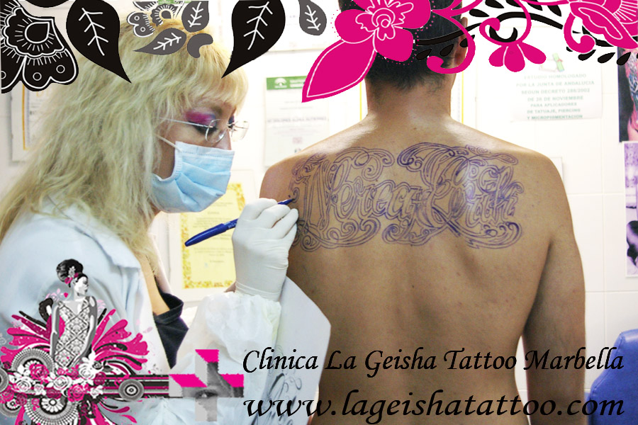 Tatuaje espectacular nombre Nerea con arte personalizado