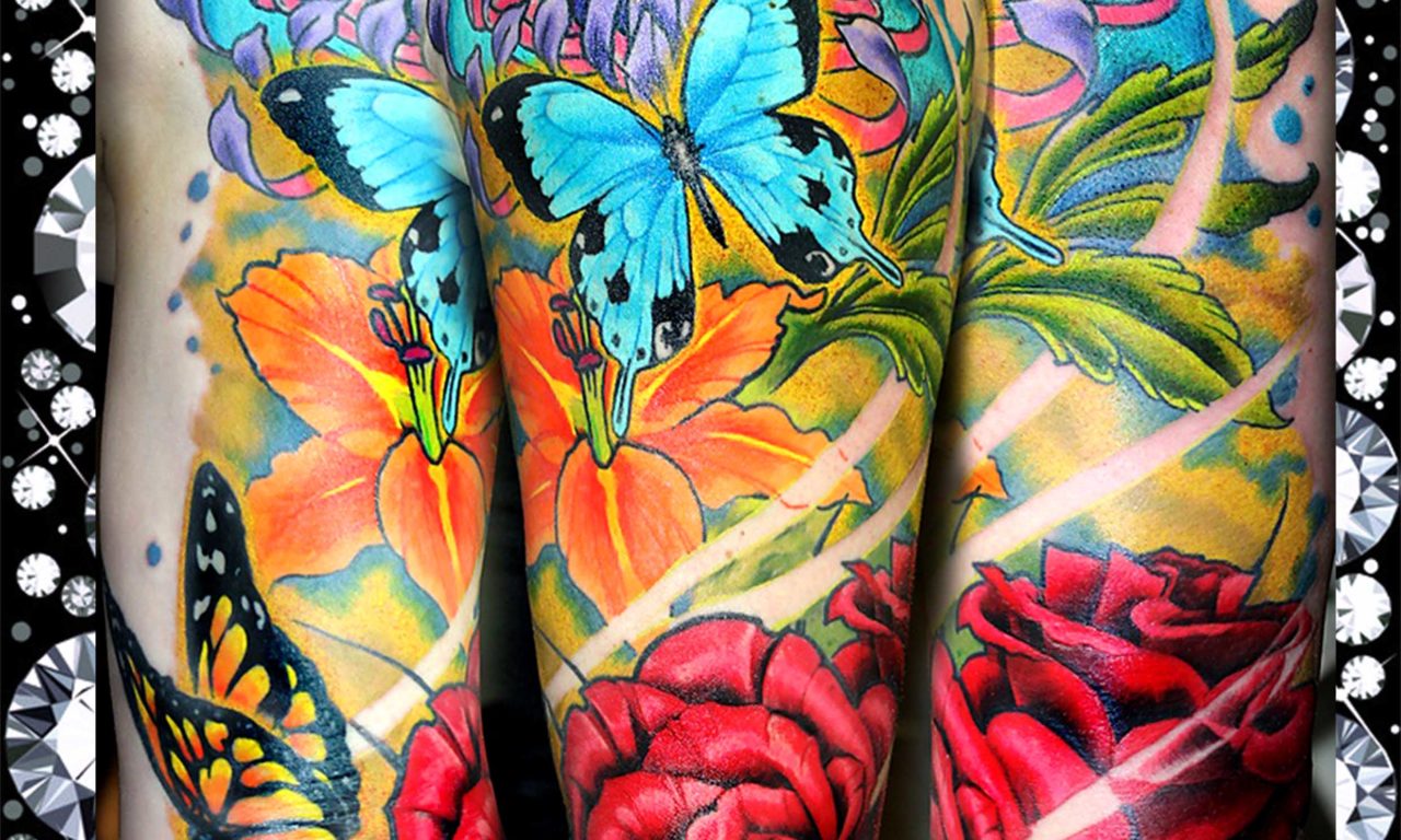 Fántastico tatuaje neo-tradicional y watercolor